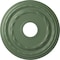 Ekena Millwork Dublin Ceiling Medallion (Fits Canopies up to 8 1/4"), 15 3/8"OD x 3 5/8"ID x 1"P, Athenian Green CM15DUAGF - alternate 1